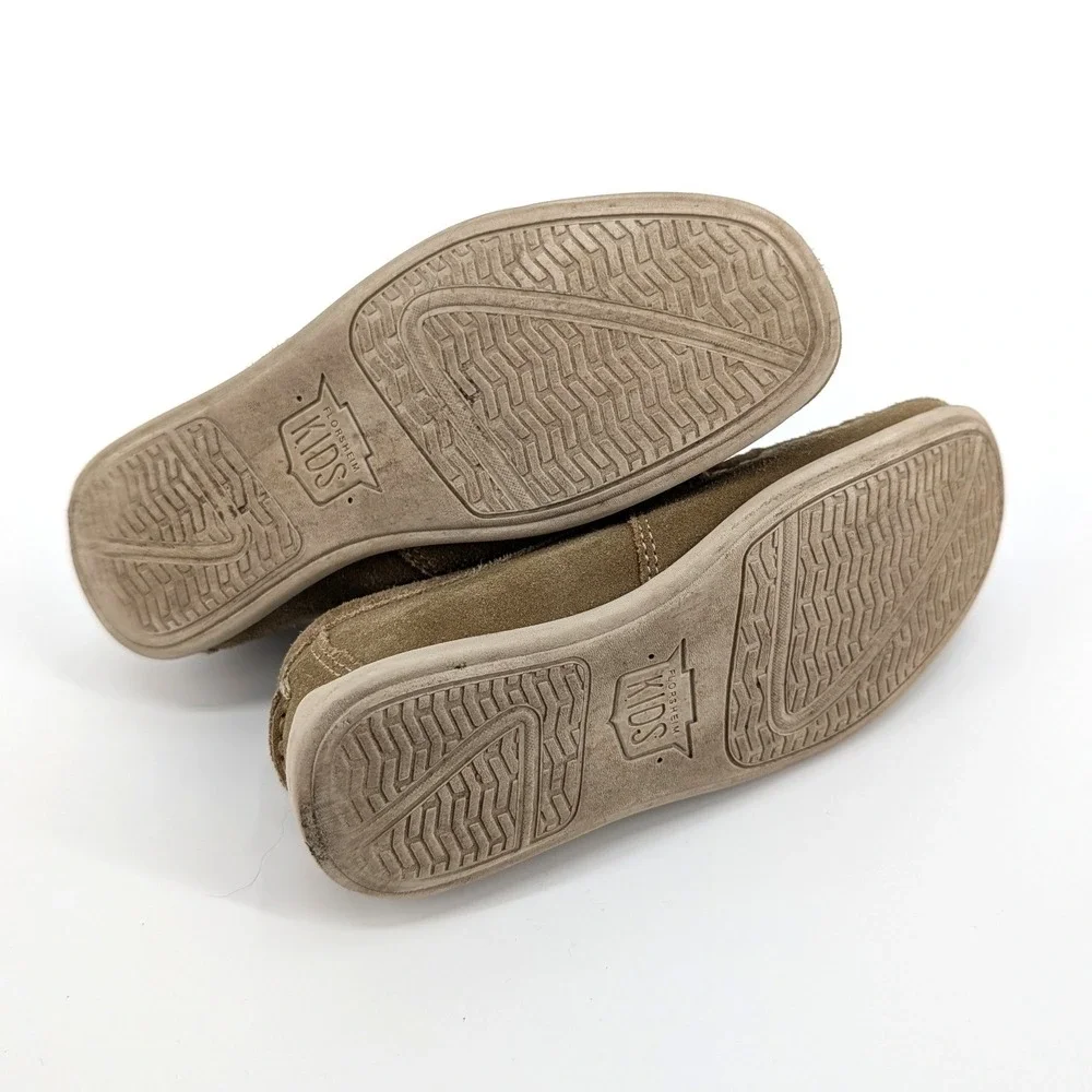 Florsheim Jr. Kids Jasper Venetian Tan Suede Slip On Loafers Size 11.5 M